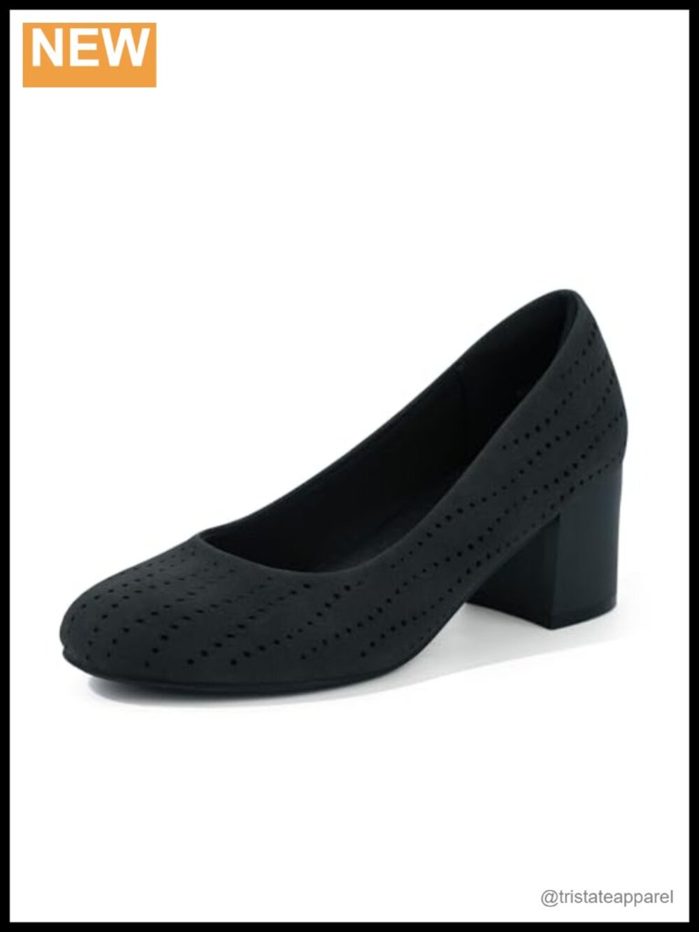 Women Pumps Low Chunky Block Heel Orthopedic Dress Shoes Cushioned